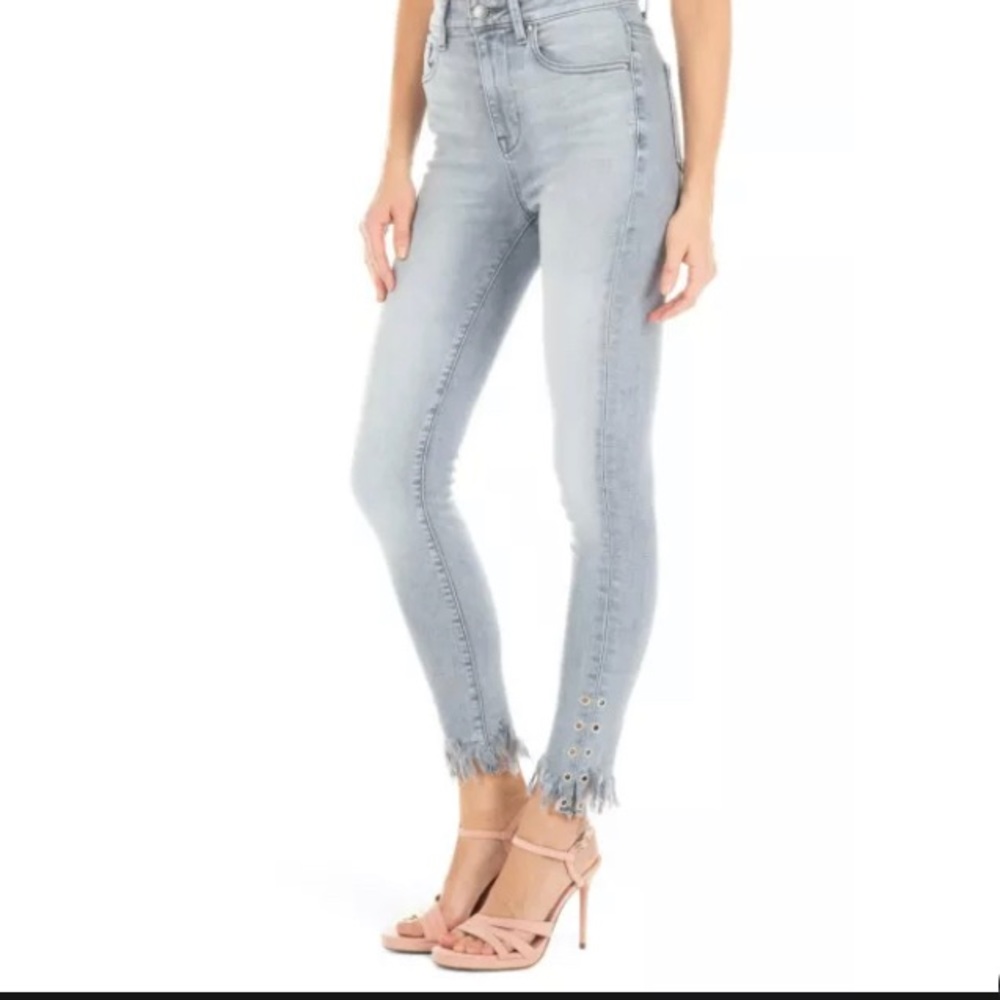 Fidelity Luna Grommet High Waist Jean